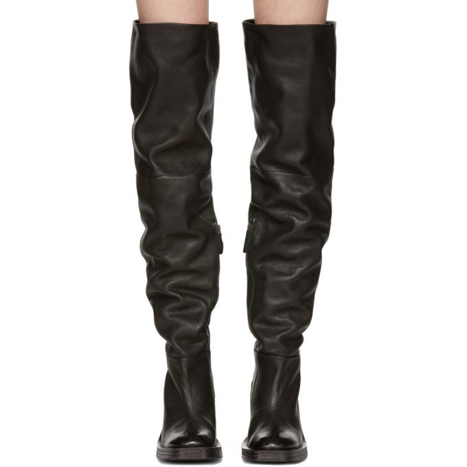 Marsèll over the knee heeled leather boots