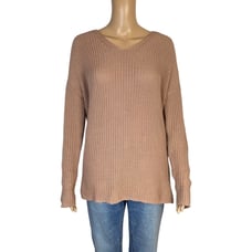 Jenni Kayne Cotton Cabin Sweater Rose Pink Size XS
