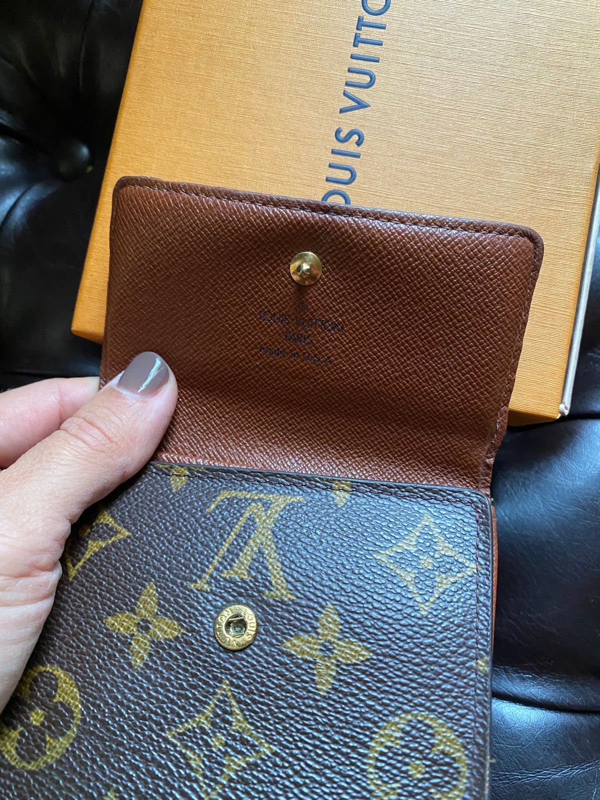Louis Vuitton monogram Elise wallet