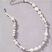 Anthropologie Delicate Pearl Star Necklace
