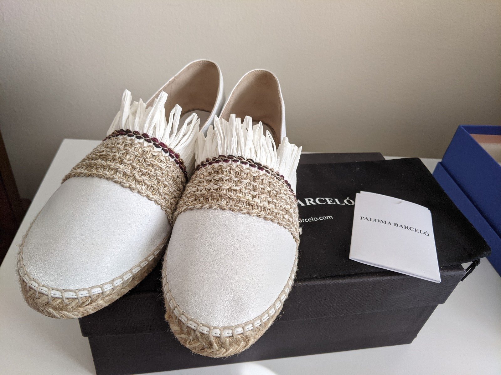 Paloma Barcelo leather flat