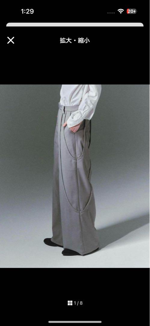 GOAT ESSENCE TUCK WIDE PANTS Size 2