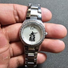 Fossil Ladies Quartz Watch 75th Anniversary Special Eddition Silver Tone Working