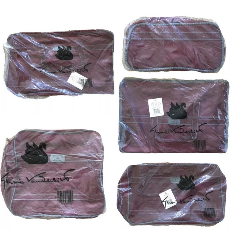 Gloria Vanderbilt 5-pc Travel Set Bag