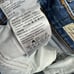 LEVIS Blue Distressed Button Fly Denim Cut Off Shorts Women's 32 Levi's 501