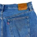 LEVIS Blue Distressed Button Fly Denim Cut Off Shorts Women's 32 Levi's 501