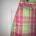 Vintage Lilly Pulitzer Plaid Print Scalloped Hem Skort