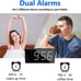 Alarm Clock for Bedroom, 2 Alarms Loud LED Big Display Clock with USB Charging