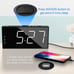 Alarm Clock for Bedroom, 2 Alarms Loud LED Big Display Clock with USB Charging