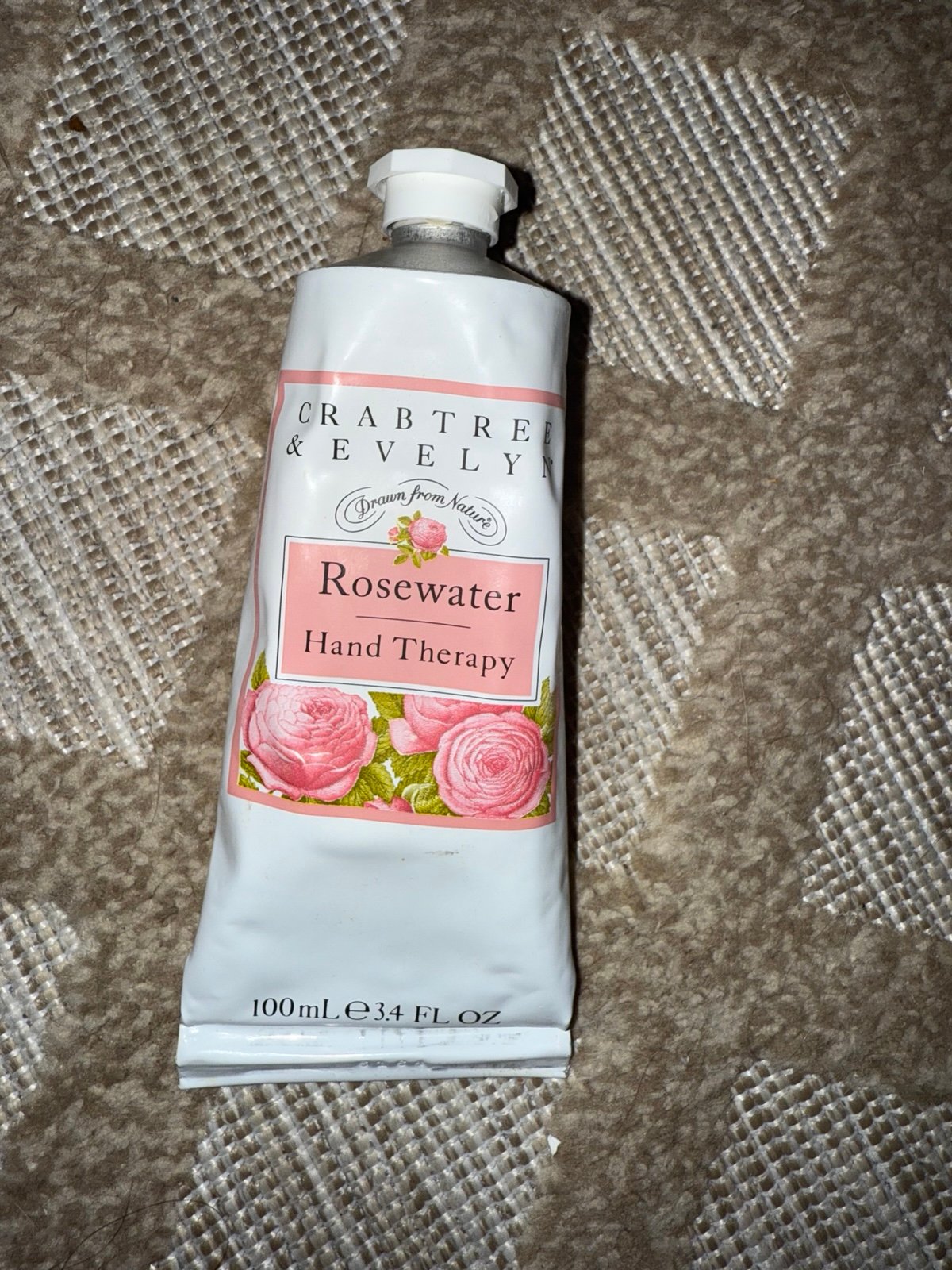 Crabtree & Evelyn ROSEWATER Hand Therapy 3.4oz 100ml ORIGINAL FORMULA Vintage