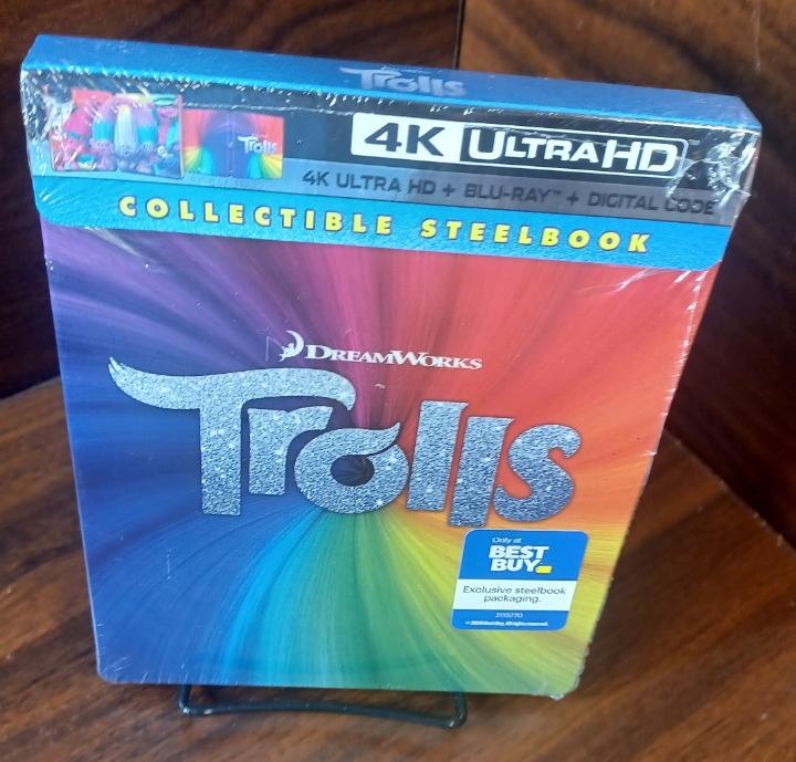 Trolls [ Limited Edition STEELBOOK ] (4K Ultra HD + Blu-ray - No Digital)