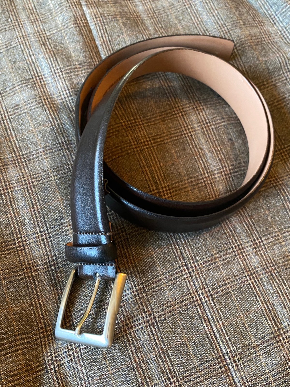 Trafalgar Italian Rafferty Leather Belt