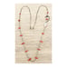 Blood Coral and Liquid Silver Necklace