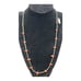 Blood Coral and Liquid Silver Necklace