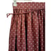 Vtg. Patty Woodard skirt Sz. Small Zip Tie Waist Midi Pink Mauve Floral