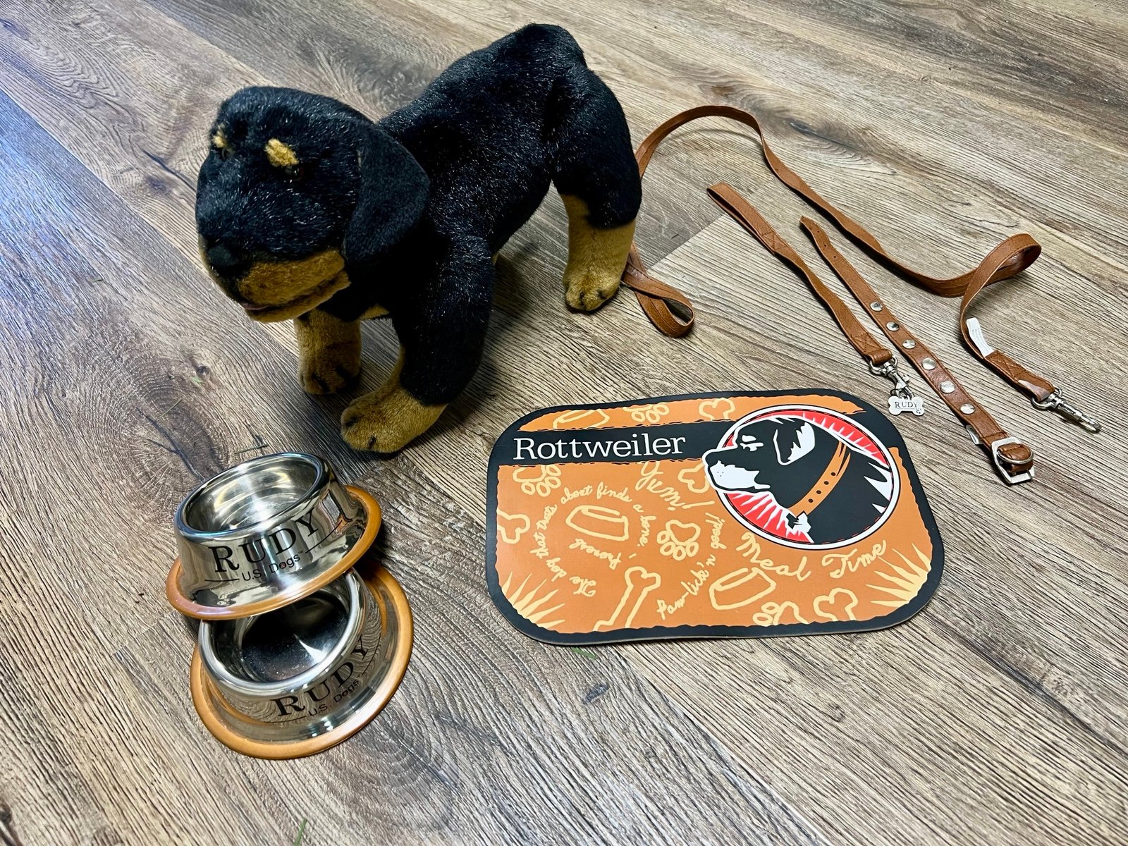 Rudy Rottweiler Dog by Katy Company