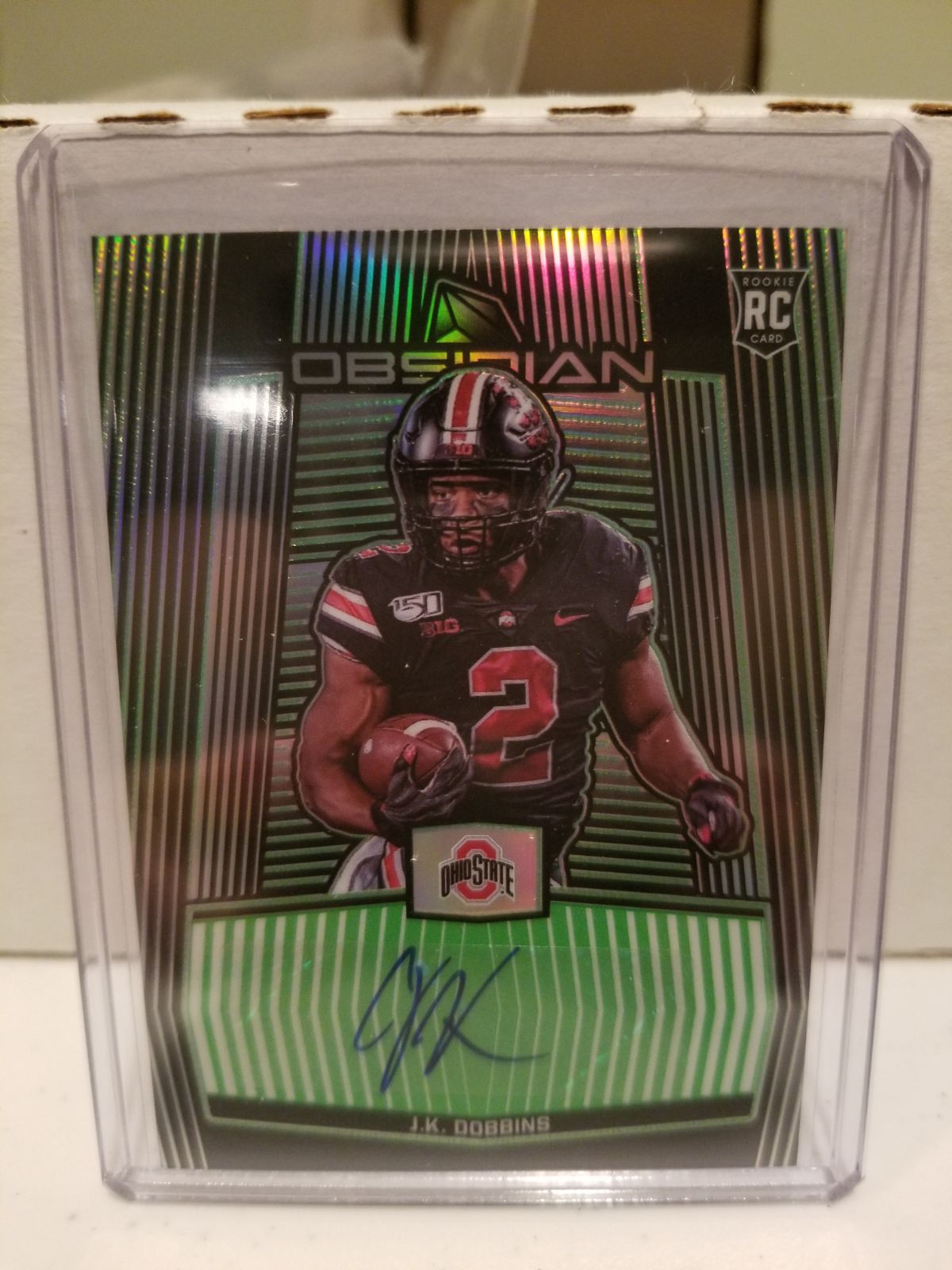 JK Dobbin RC Rookie Auto 9/10
