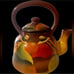 Hand painted tea pot