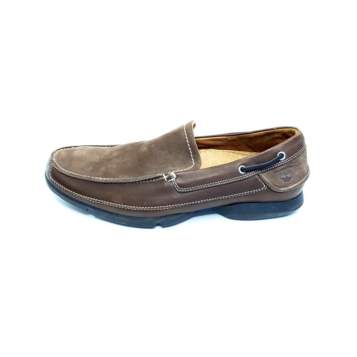 Timberland Loafers Moccasins Boat Shoes Brown Leather Suede Mens US 9-9.5