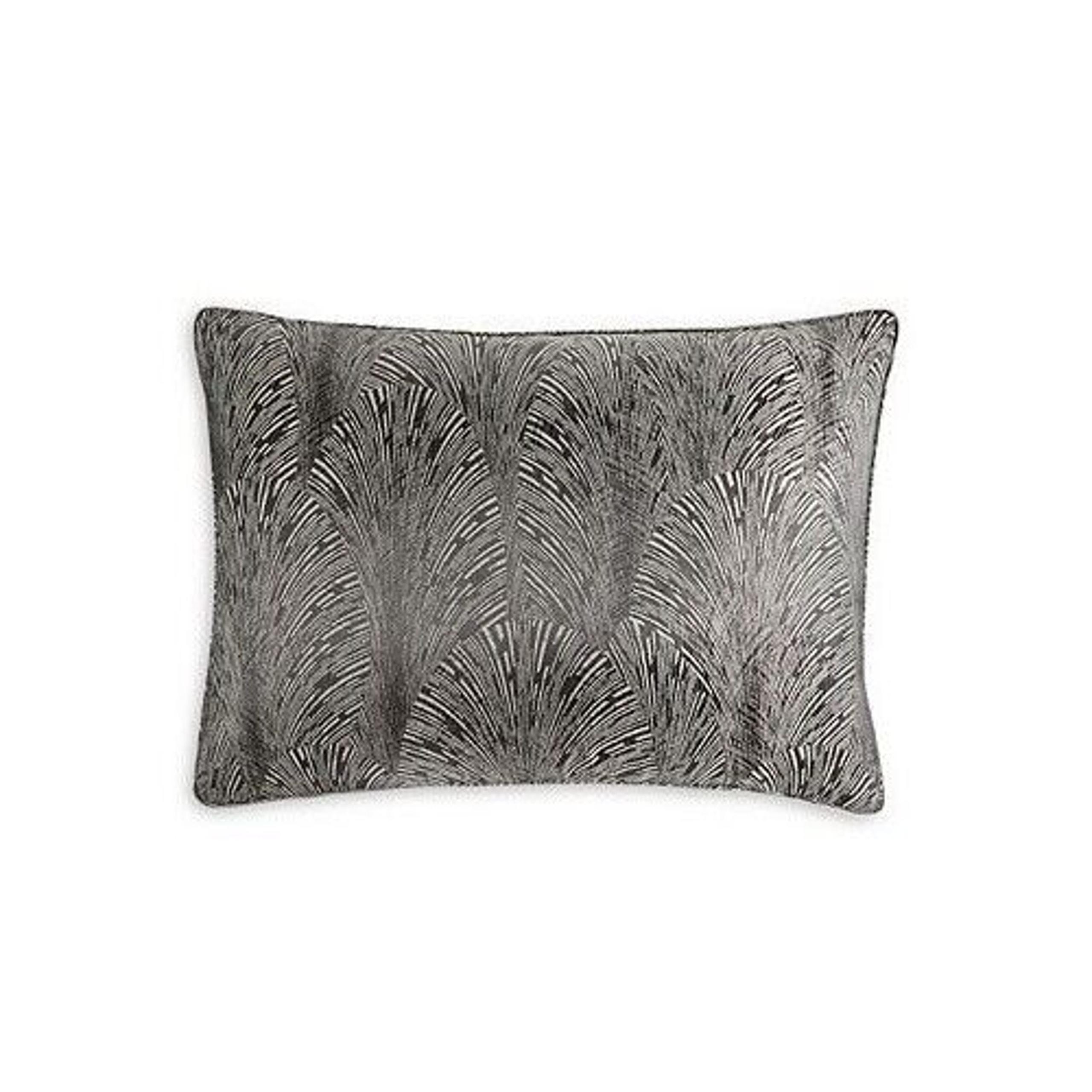 Hudson Park Collection Metallic Printed Deco Fan 28x20 Standard Pillow Sham
