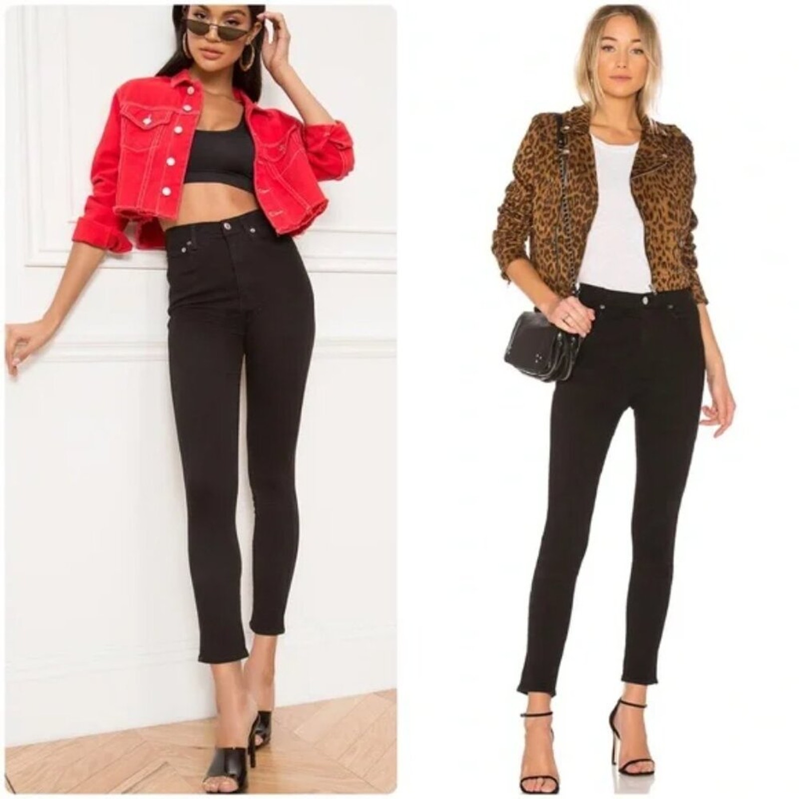 AGOLDE Roxanne Super High Rise Skinny Jeans