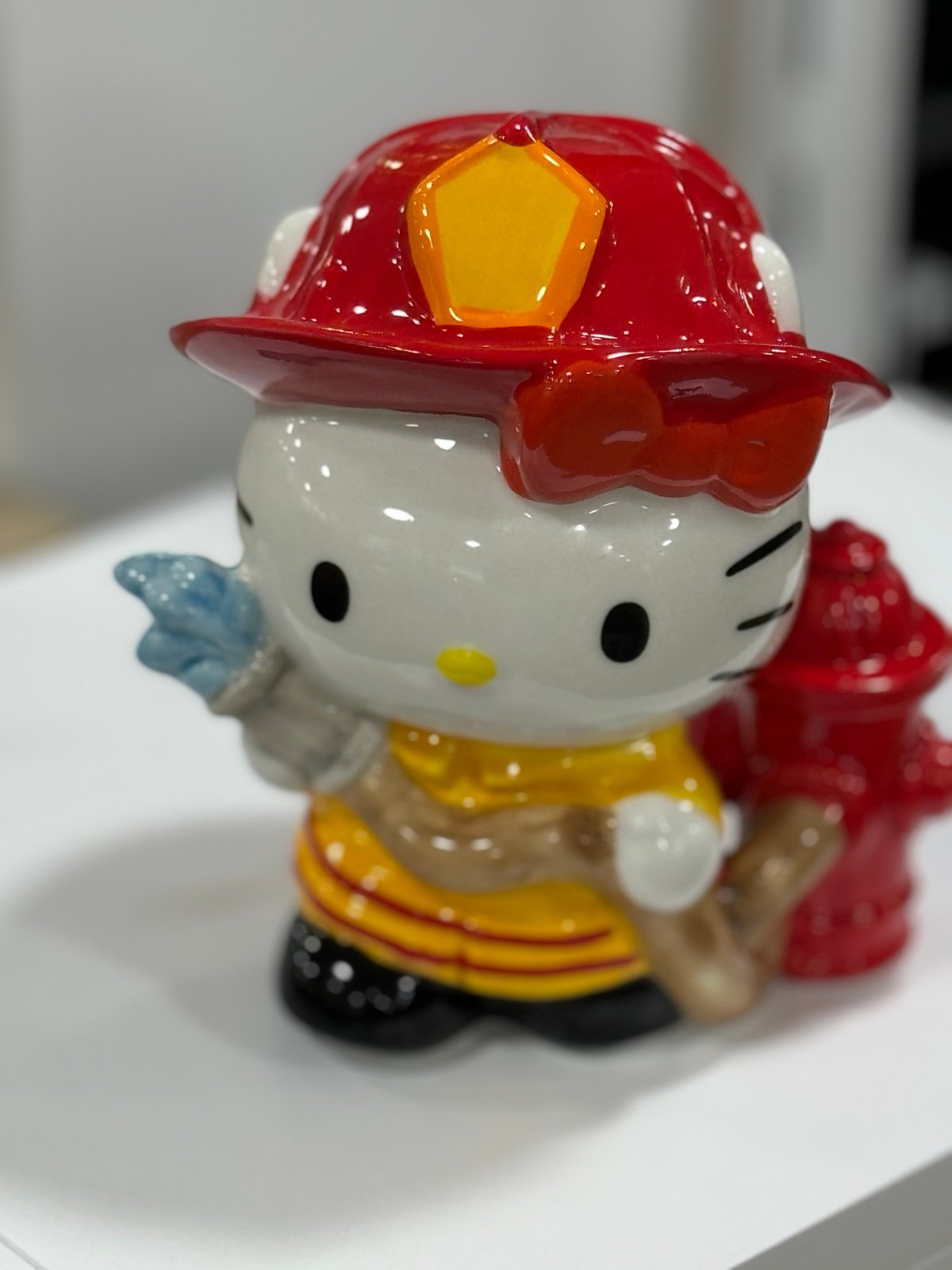 Hello Kitty Firefighter Blue Sky Ceramic