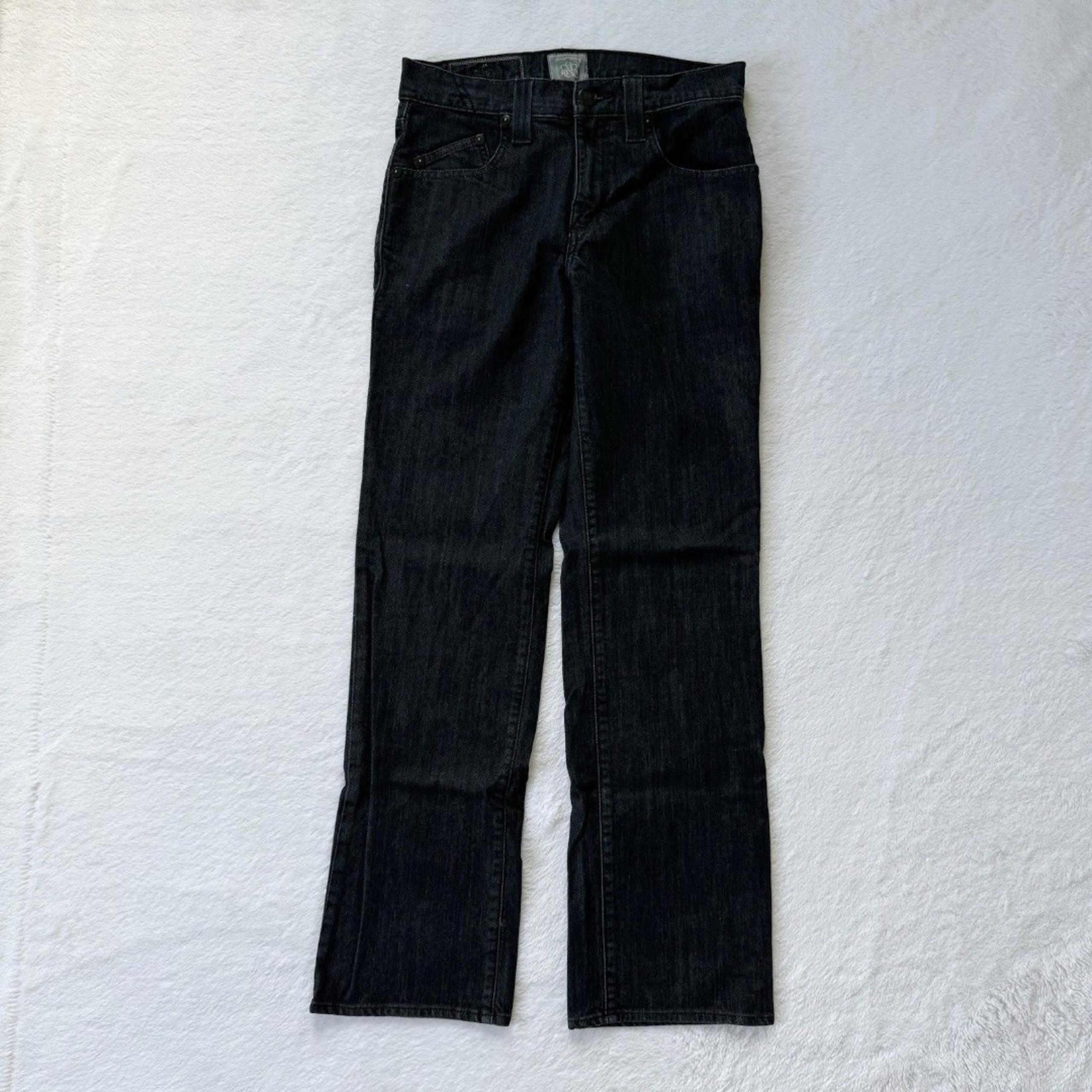 Rock & Republic Jeans Men's 30x32 Stretch Dark Wash Raw Straight Leg RN 130273