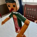 PINOCCHIO string Puppet/ Marionette- 24” wood doll. Vintage looking - handmade