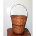 Vintage Longaberger Basket w/Liner/Protector 1991 Holiday Hostess Tree Trimming