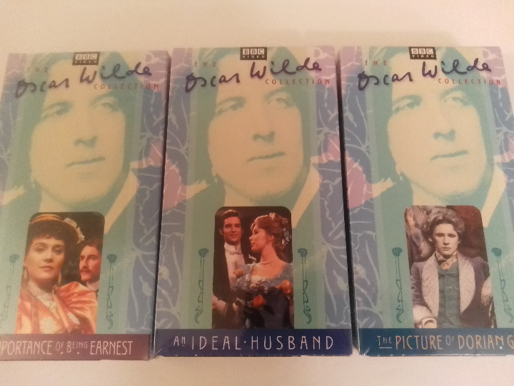 BBC Video The Oscar WIlde Collection Bundle of 3 Movies VHS VIdeo Cassettes New