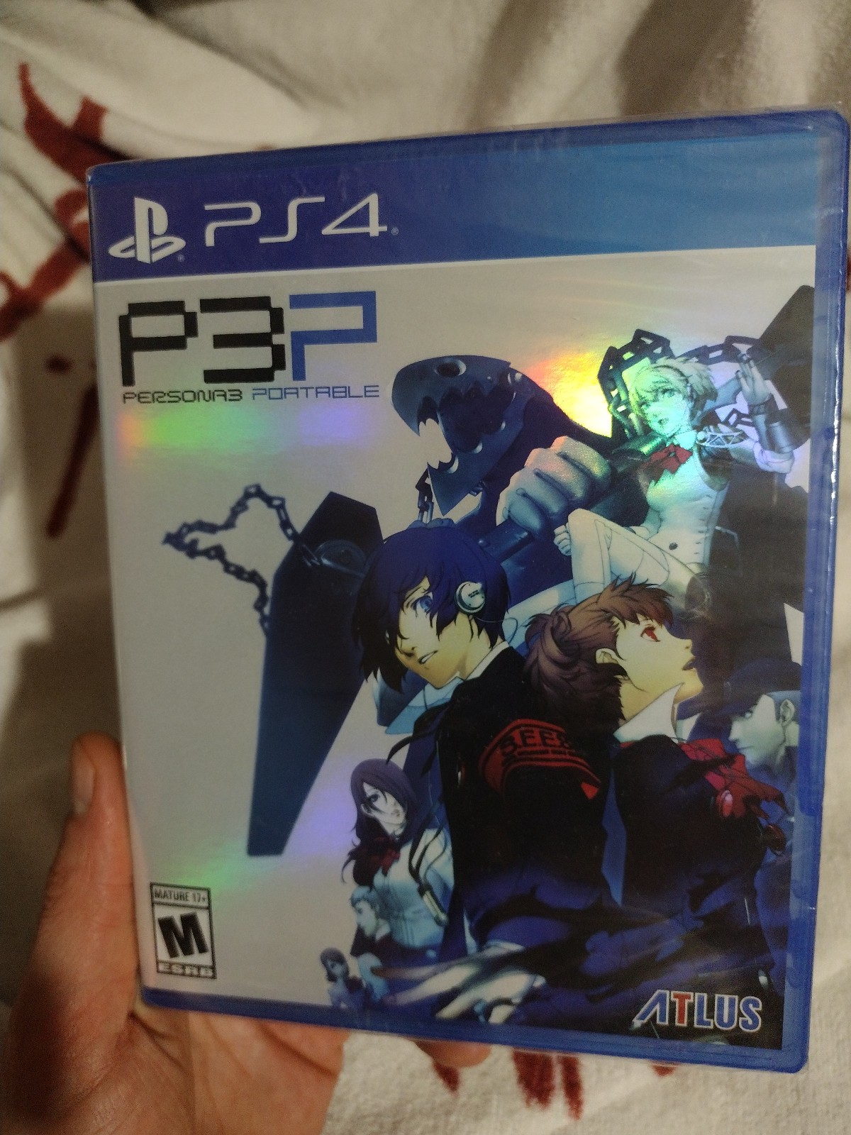 Persona 3 portable P3P sdcc exclusive cover for Sony PlayStation 4