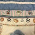 Kidsline 3D Sports Baseball Bear Baby Comforter and Diaper Stacker AS IS (READ)