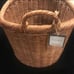 Round Vintage French Tall Wicker Basket - Threshold designed with Studio McGee