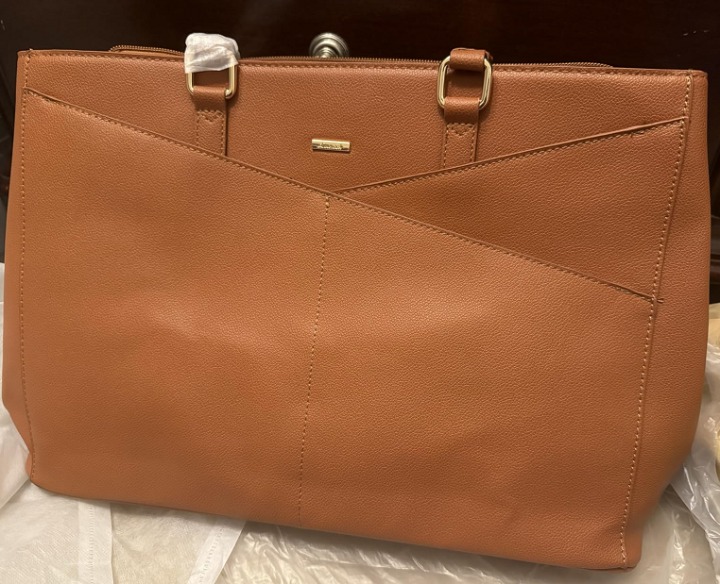 New Laptop Tote Bag for Women 15.6 Inch Waterproof Leather Computer Bags Women
