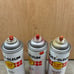 3 Vintage 1986 Rust-Oleum Spray Paint Cans Regal Red, Clean Metal Primer, Clear