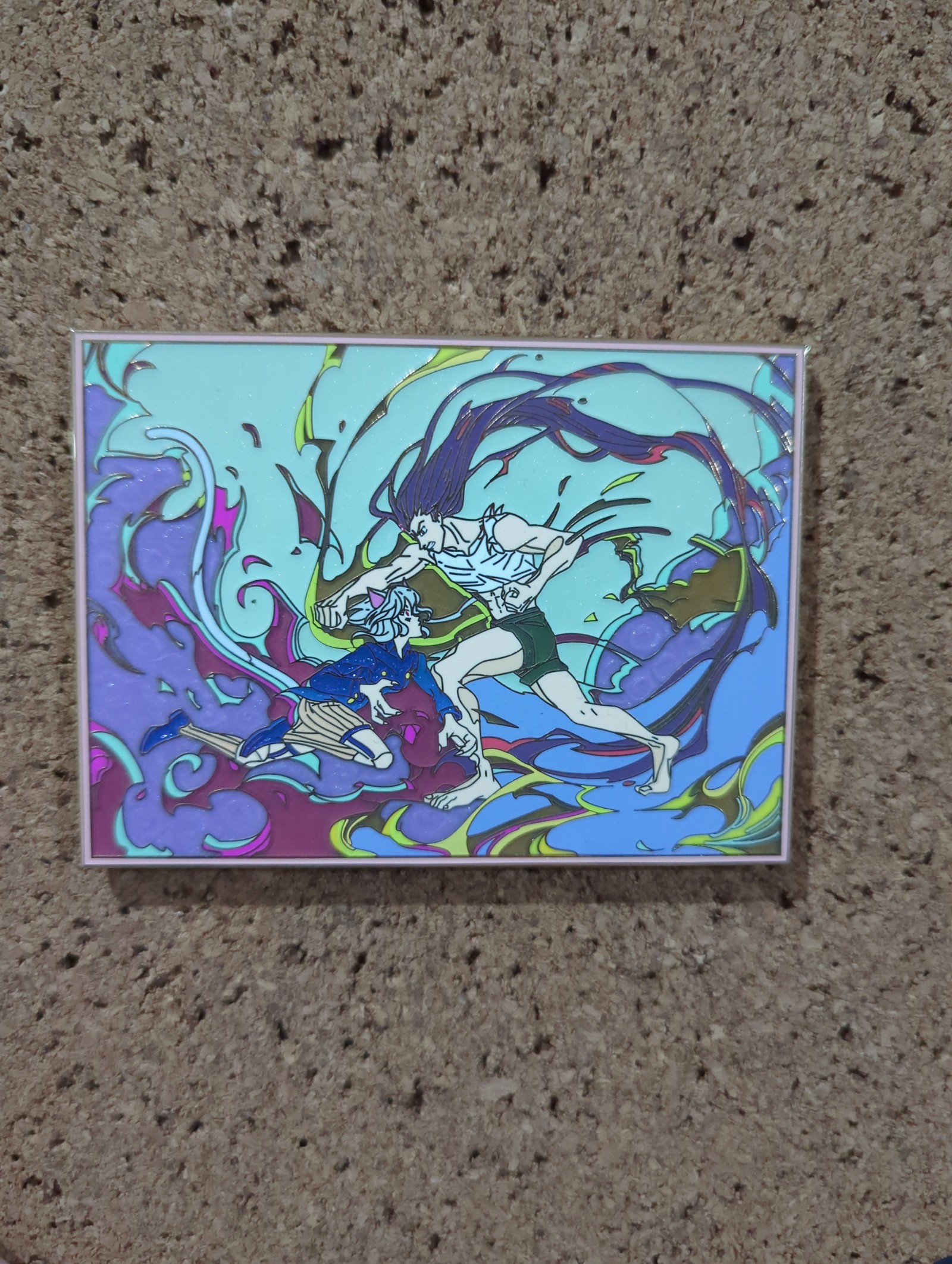 Kassiearts gon fighting pitou enamel pin