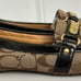 Coach Signature Loafers fabric Patent Leather Tan Brown Felisha Women’s Size 10B