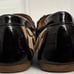 Coach Signature Loafers fabric Patent Leather Tan Brown Felisha Women’s Size 10B