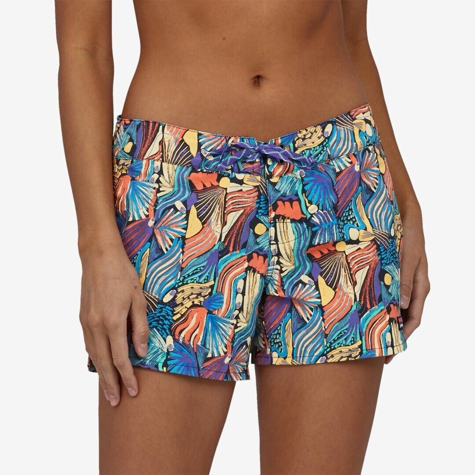Patagonia Board Shorts Baggies 16 Joy Pitch Blue Unique Design Pattern Wavefarer