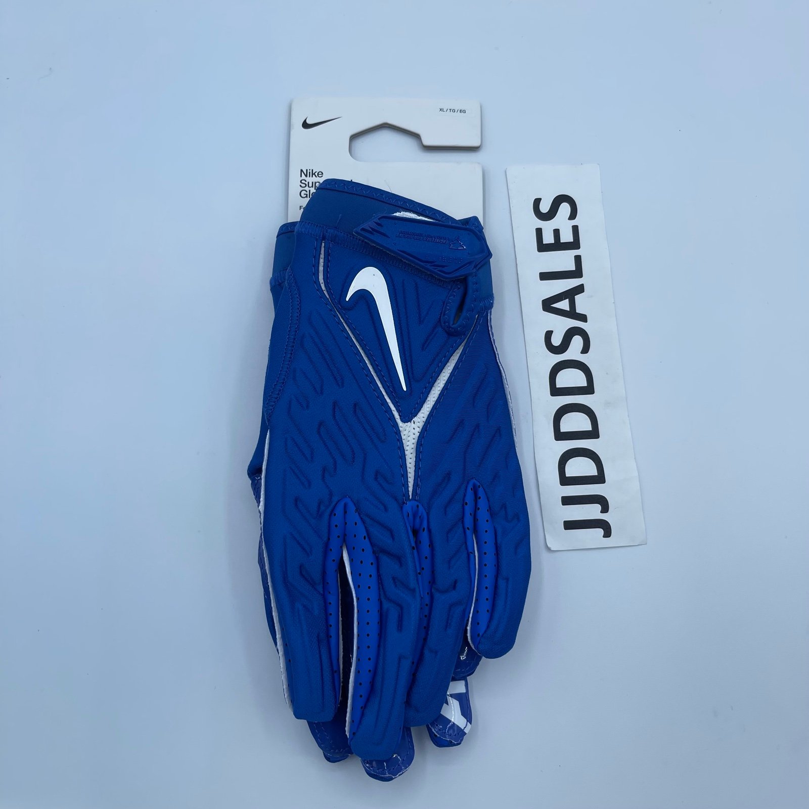 NIKE SUPERBAD ALPHA FOOTBALL GLOVES BLUE DJ7796-402 MEN’S SIZE XL NWT