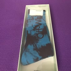 off white tie dye stripe mid socks blue 1