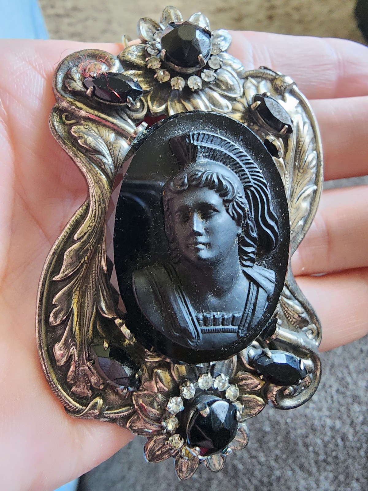 large vintage brooch