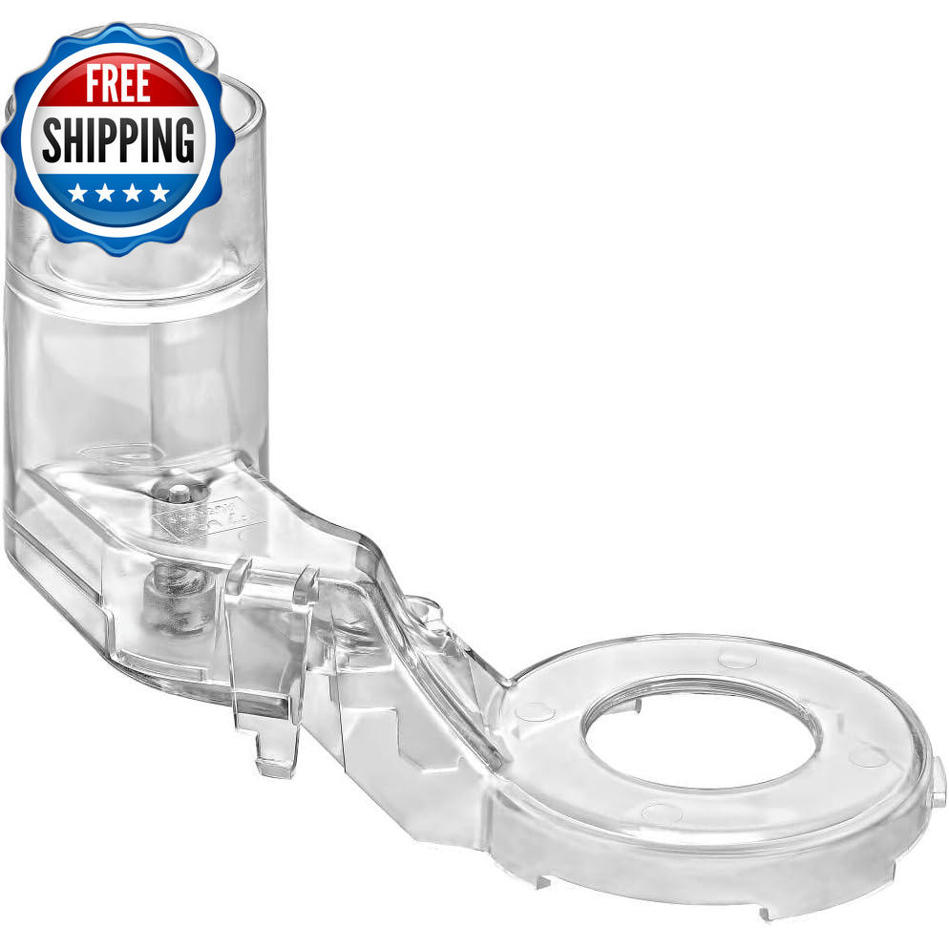 Clear Dust Collection Adapter for Plunge & Compact Routers