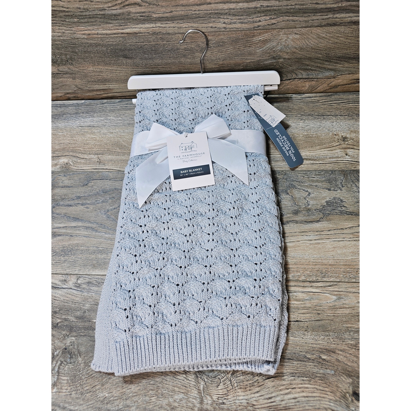 Rachel Ashwell The Farmhouse Knit Baby Blanket