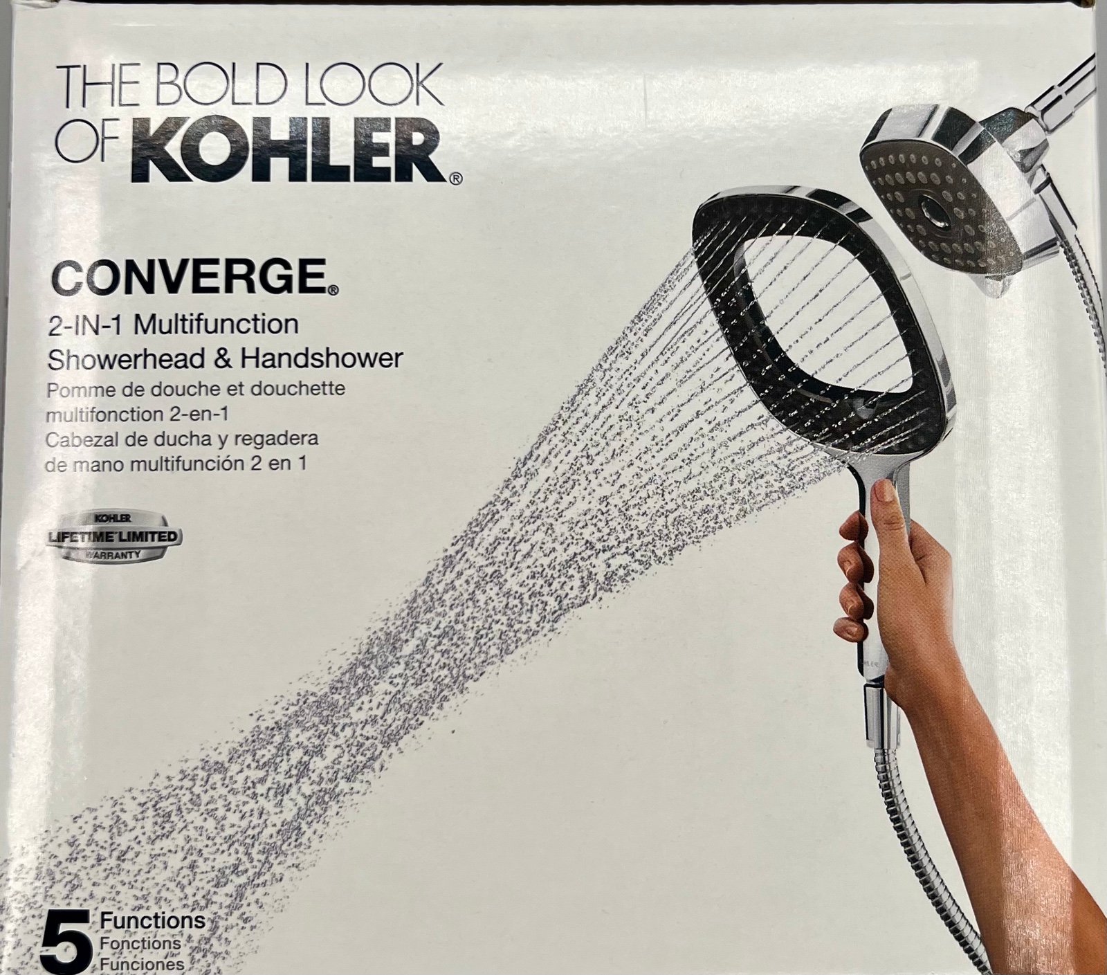 Kohler Converge Showerhead & Handshower - NWT
