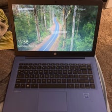 HP Stream Touch-Screen Laptop and HP Envy Printer