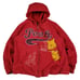 Vintage y2k 2000s Disney Pooh Bear Women's Zip-up Hoodie Youth XL Red