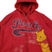 Vintage y2k 2000s Disney Pooh Bear Women's Zip-up Hoodie Youth XL Red
