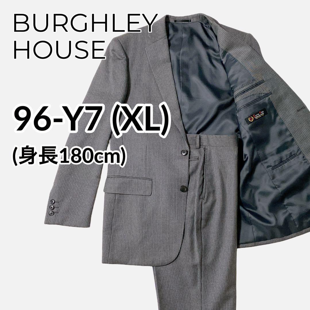 BURGHLEY HOUSE Business Suit, Setup, XL Size, Gray
