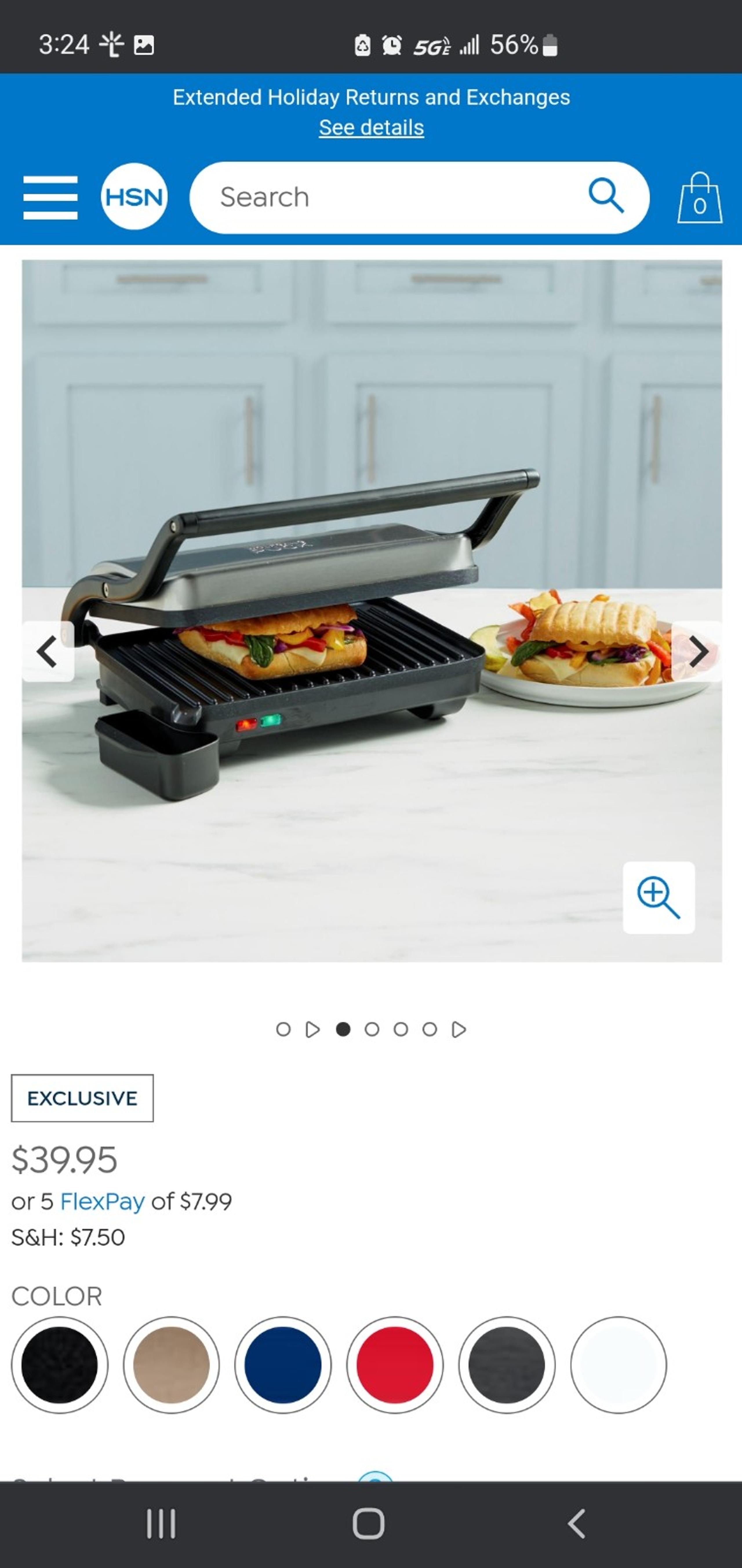 Wolfgang puck panini press